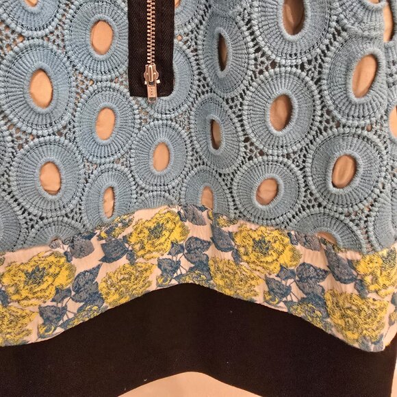 Fun Mixed Media Tracy Reese Dress Size 0 - Picture 5 of 7